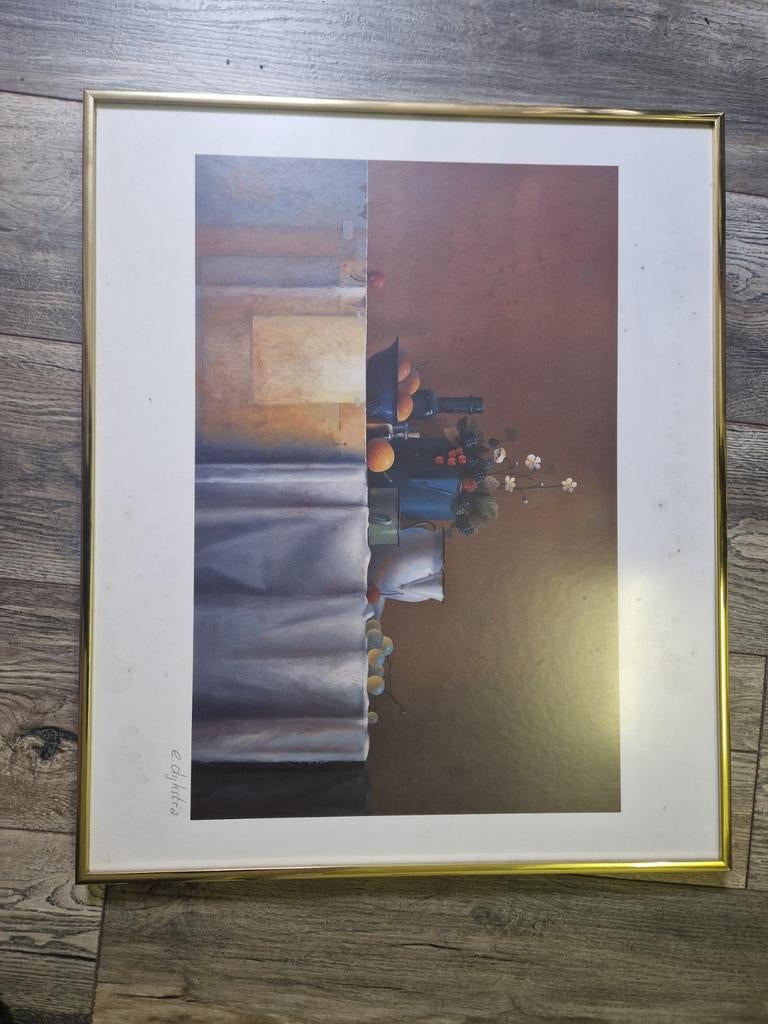 Schilderij in lijst, gesigneerd Dijkstra, Ophalen