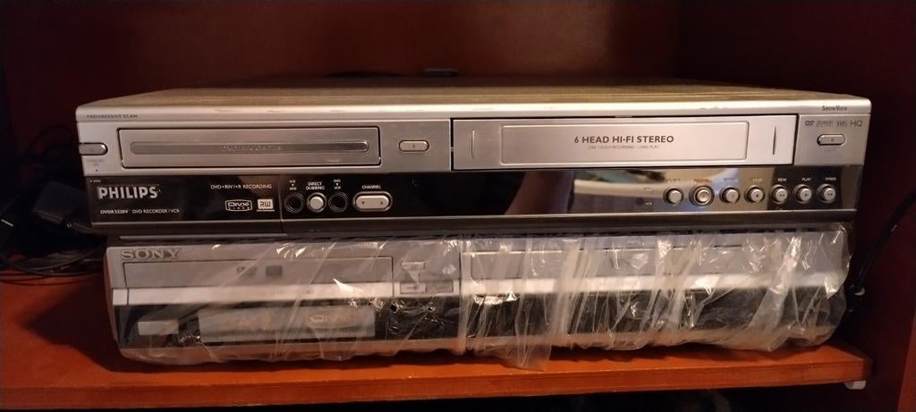 Philips DVDR3320V Video & DVD Recorder met afstandsbediening, Ophalen of Verzenden, Gebruikt