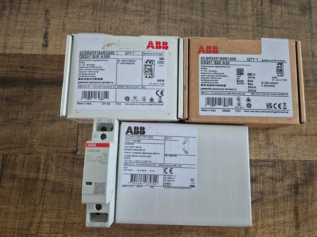 Abb elektro componenten nieuw, Ophalen of Verzenden, Nieuw