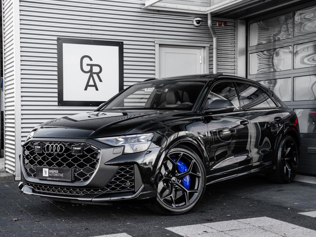 Audi RSQ8 4.0 TFSI quattro Performance | B&O 3D | Carbon | R, Auto's, Audi, Gebruikt, Zwart, Adaptive Cruise Control, Zwart