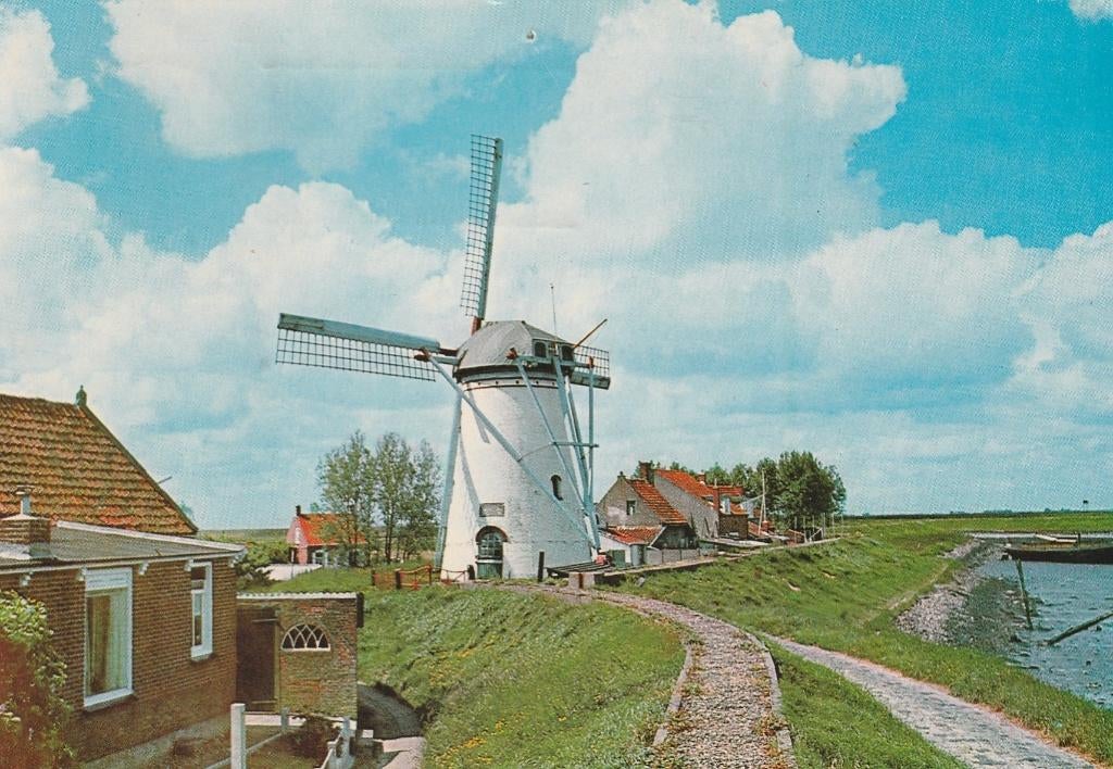 STAVENISSE Molen, Verzenden, 1960 tot 1980, Gelopen, Zeeland