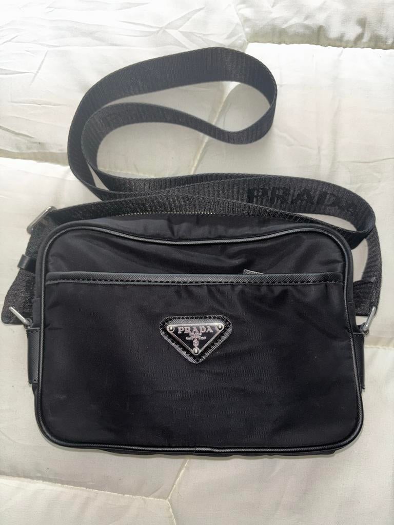 Prada Crossbody Tas Zwart, Ophalen of Verzenden, Gebruikt, Zwart, Overige merken