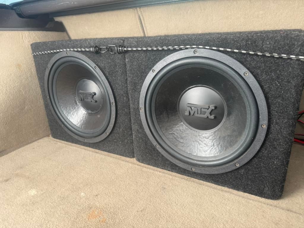 2x 12 inch 1000watt mtx subwoofers, Auto diversen, Ophalen, Zo goed als nieuw