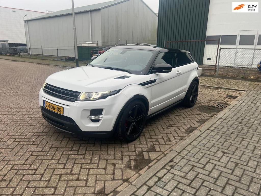 Land Rover Range Rover Evoque Coupé 2.0 Si 4WD Prestige Nav, Auto's, Land Rover, Automaat, Euro 5, Zwart, 4 cilinders