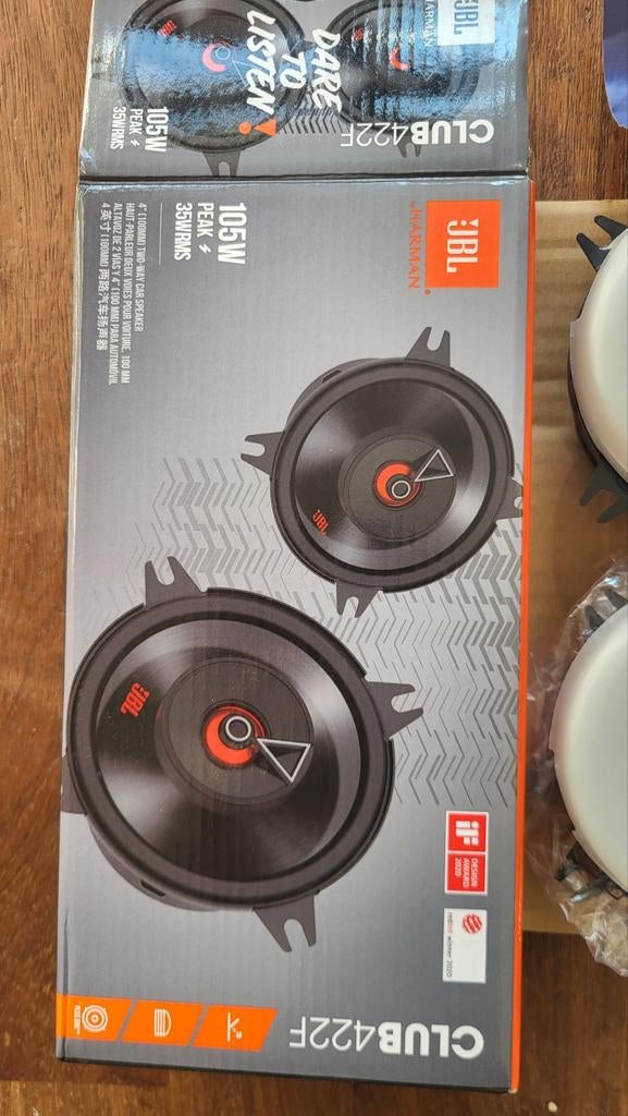 JBL Harman Club 422F inbouwspeakers (2) (in verpakking), Ophalen of Verzenden, Nieuw