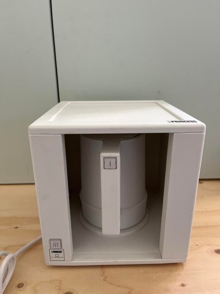 Jan des Bouvrie Princess waterkoker - Wit design, 1 tot 2 liter, Ophalen of Verzenden, Gebruikt, Draadloos