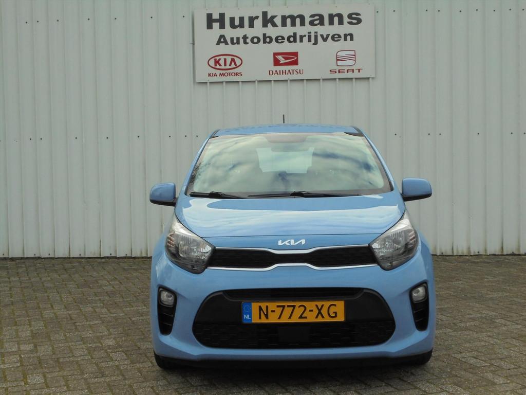 Kia Picanto 1.0i 67PK AIRCO NL-AUTO HIPPE KLEUR !, 21 km/l, Stof, Gebruikt, Mistlampen