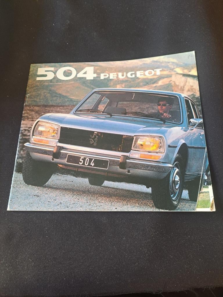 Peugeot 504 oude brochure, Ophalen of Verzenden, Peugeot