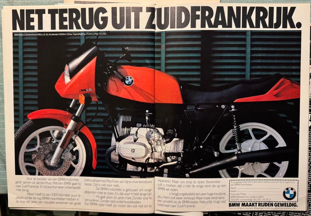 Advertentie BMW R65LS, Verzenden, Zo goed als nieuw, Motoren