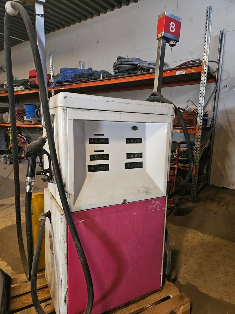 oude benzine pomp, Verzamelen, Automaten | Overige, Ophalen of Verzenden, Gebruikt
