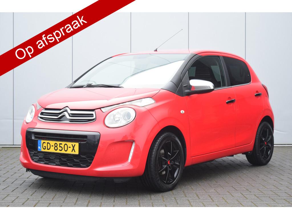 Citroën C1 1.0 e-VTi Shine Airco Priv/Glass Led Lmv, Voorwielaandrijving, Euro 5, Stof, Gebruikt