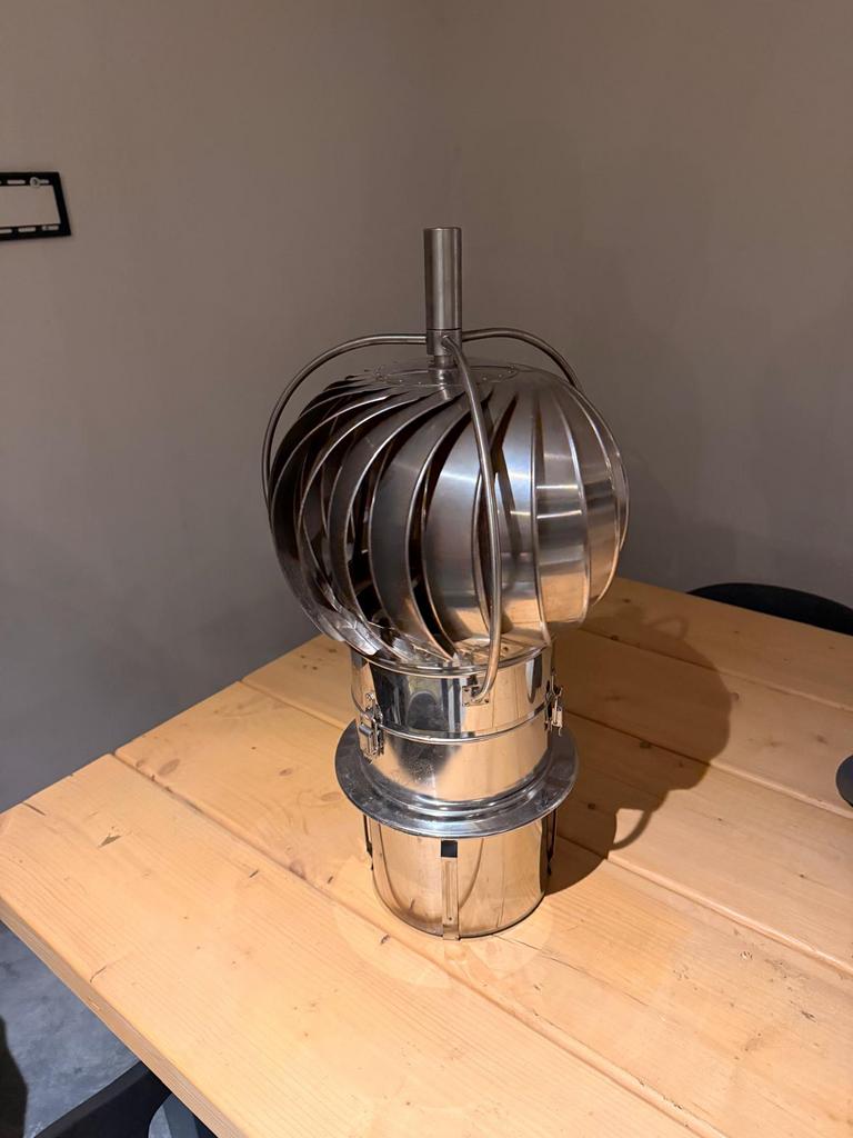 Turbowend draaikap 200mm, Ophalen, Zo goed als nieuw, Elektrisch, Overige soorten