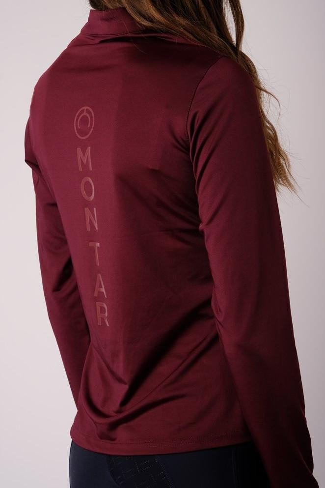 Montar Melanie Vertical logo Plum, maat XL, Dieren en Toebehoren, Paardrijkleding, Nieuw, Dames, Bovenkleding, Dressuur, Ophalen of Verzenden