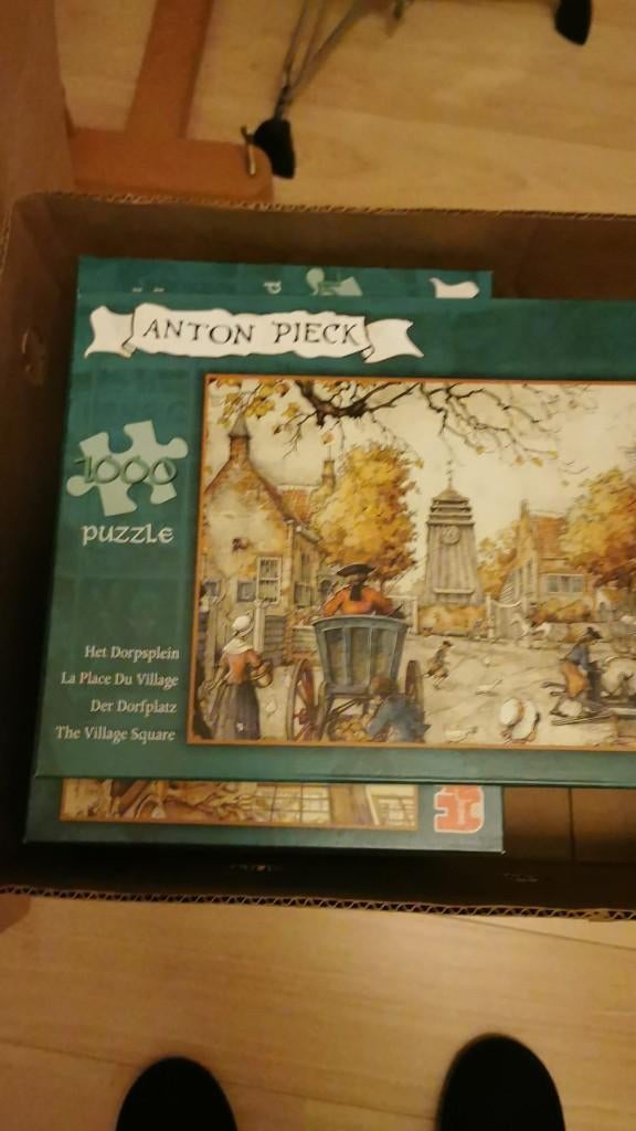 Legpuzzels Anton Pieck, Ophalen, 500 t/m 1500 stukjes, Gebruikt, Legpuzzel