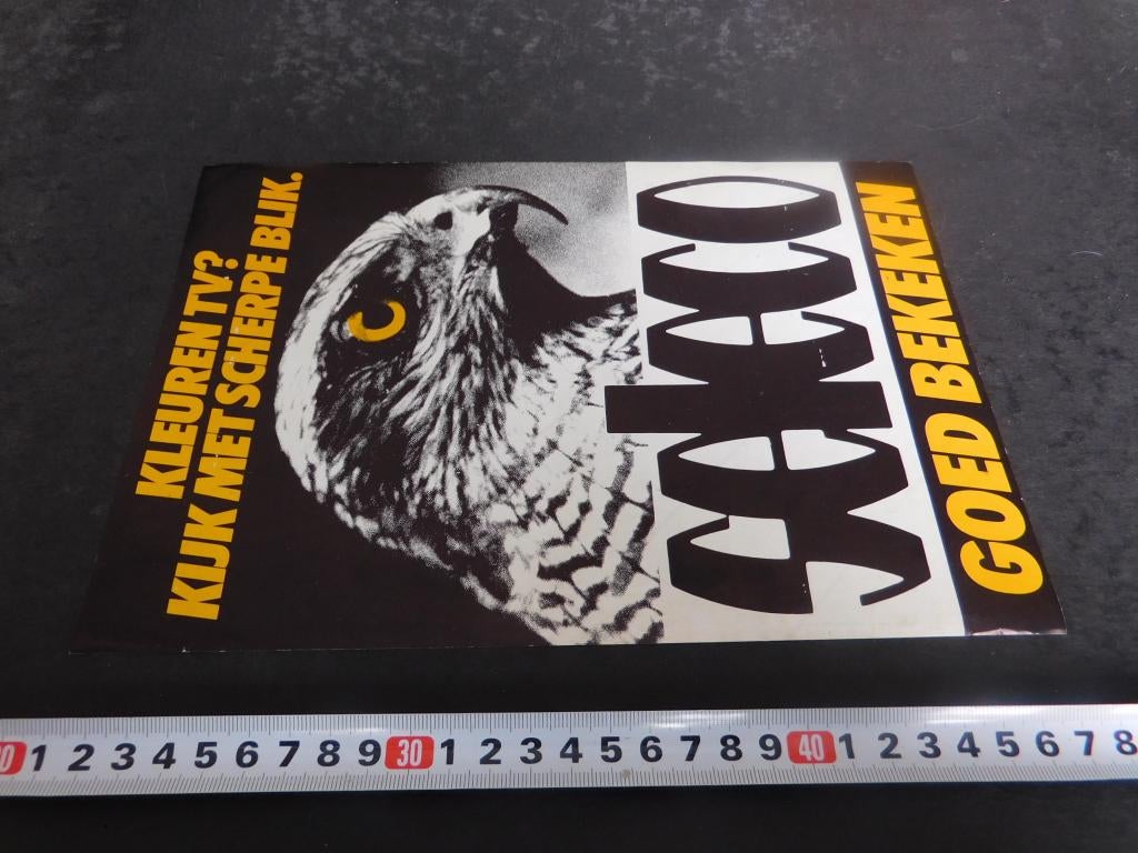 sticker Kleuren TV kijk met scherpe blik SELECO goed bekeke, Verzamelen, Ophalen, Zo goed als nieuw