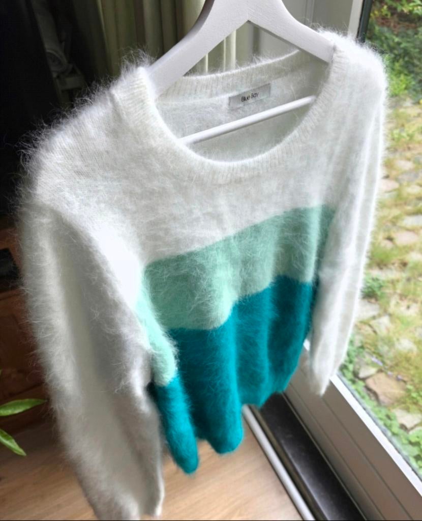 Angora trui Blue Bay, Verzenden, Zo goed als nieuw, Maat 38/40 (M), Wit