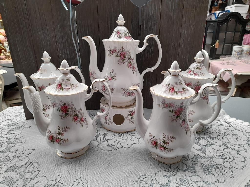 Royal albert lavender rose koffie potten, Ophalen of Verzenden