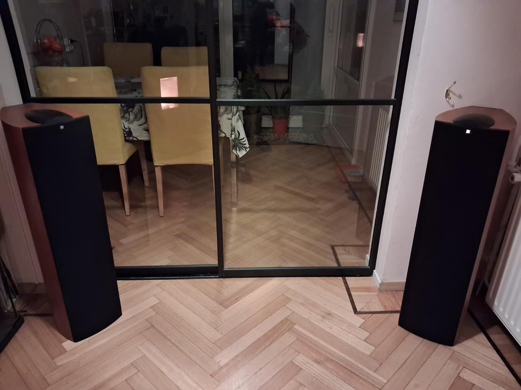 KEF 7 GEWELDIG GELUID, Audio, Tv en Foto, Luidsprekers, Zo goed als nieuw, 120 watt of meer, Front, Rear of Stereo speakers, Ophalen