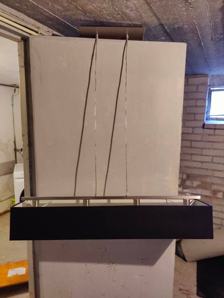 Kwantum hanglamp - 4 lichts - zwart, Ophalen, Gebruikt