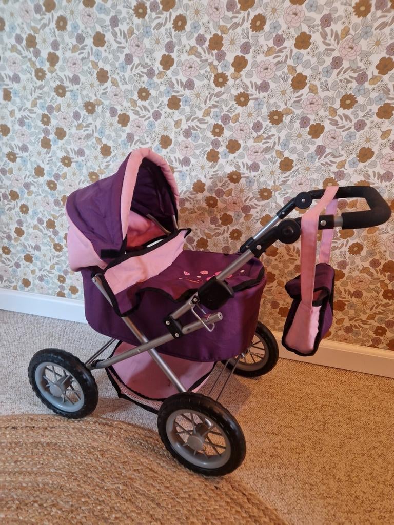 Prachtige kinder poppenwagen, Ophalen of Verzenden, Babypop