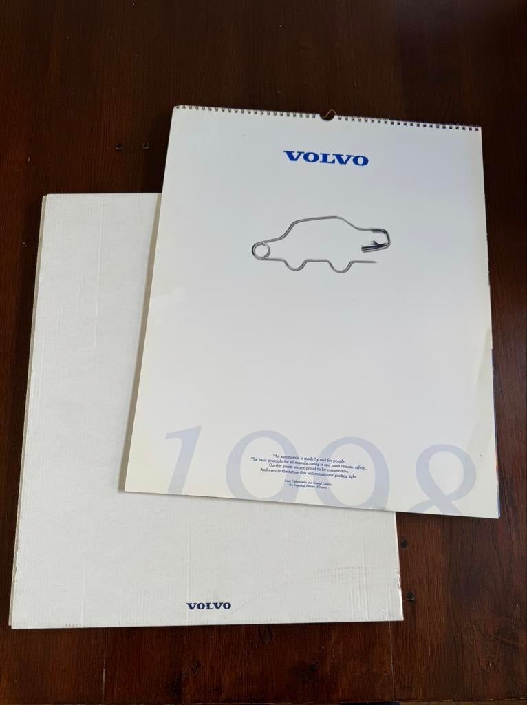 Volvo Kalender 1998, ongebruikt in originele verpakking., Ophalen of Verzenden, Nieuw, Auto's