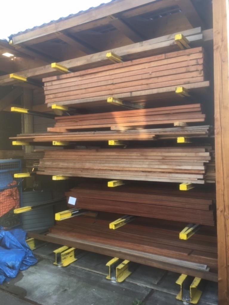 hardhouten palen en balkjes, Tuin en Terras, Palen, Balken en Planken, Ophalen, Nieuw, Hardhout, 250 cm of meer