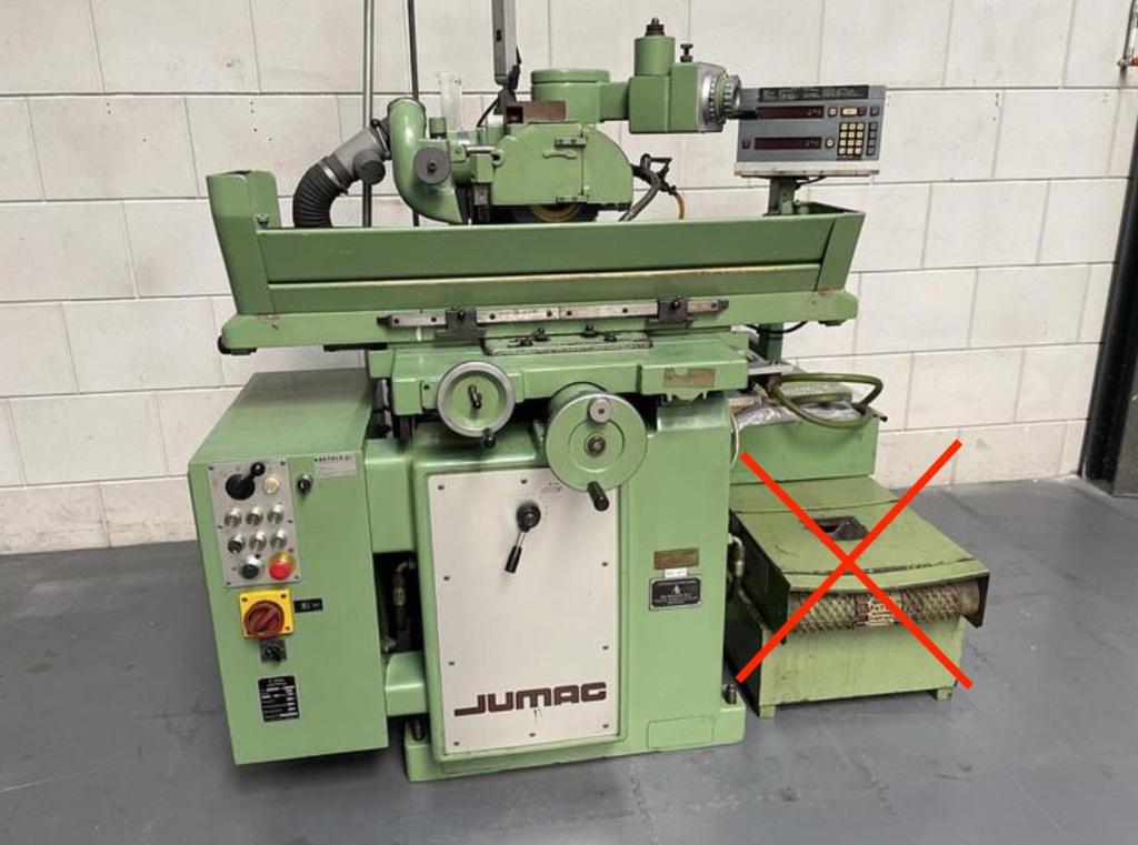 Vlakslijpmachine Jumag JM-400 met digitaal en koeling