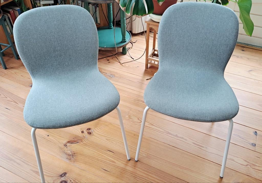 2x Ikea Eettafel stoelen Karlpetter lichtgroen, Ophalen, Twee, Overige kleuren, Zo goed als nieuw