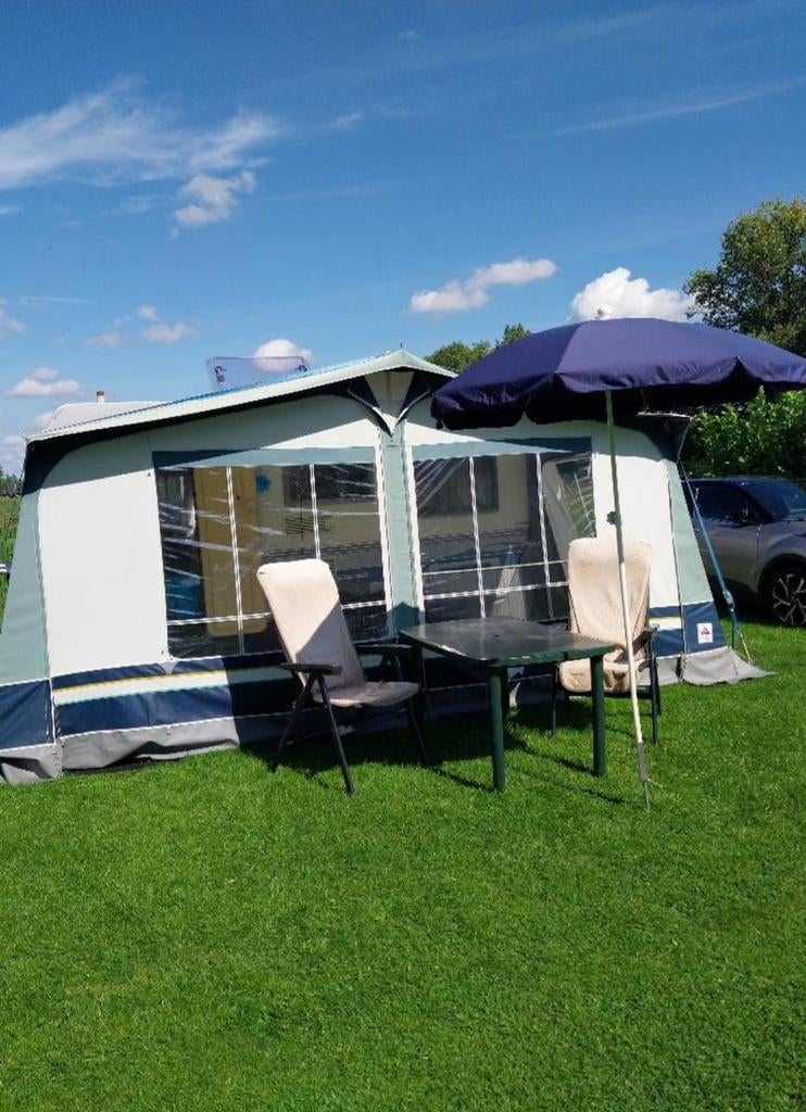 Dorema Voortent maat 11, Certificaat, helemaal compleet, Caravans en Kamperen, Voortenten en Luifels, Ophalen, Gebruikt, Dorema