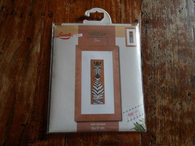 borduurpakket Lanarte Animals collection Zebra nr. 15605, Ophalen of Verzenden, Nieuw, Handborduren, Borduurpakket