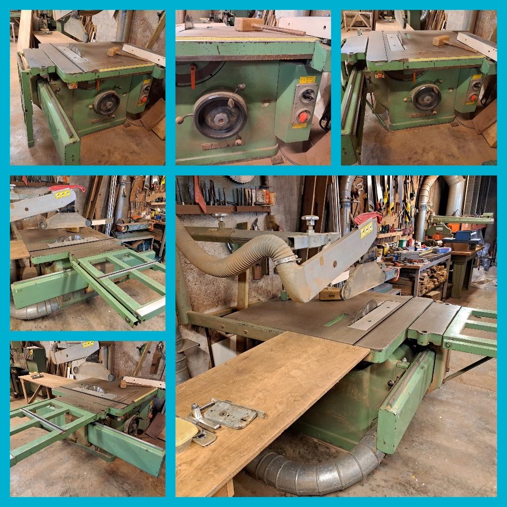 Cirkelzaagmachine + cirkelzaagbladen, Ophalen, Gebruikt, Cirkelzaag, 70 mm of meer