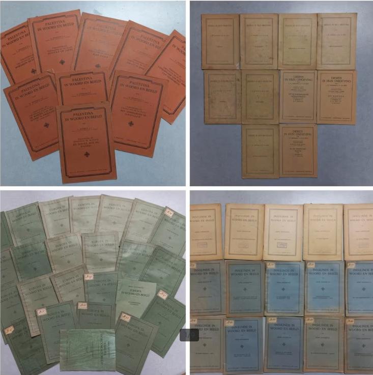 Schoolplaatboekjes - Vogels - Palestina - Insulinde etc., Ophalen of Verzenden, Overige thema's