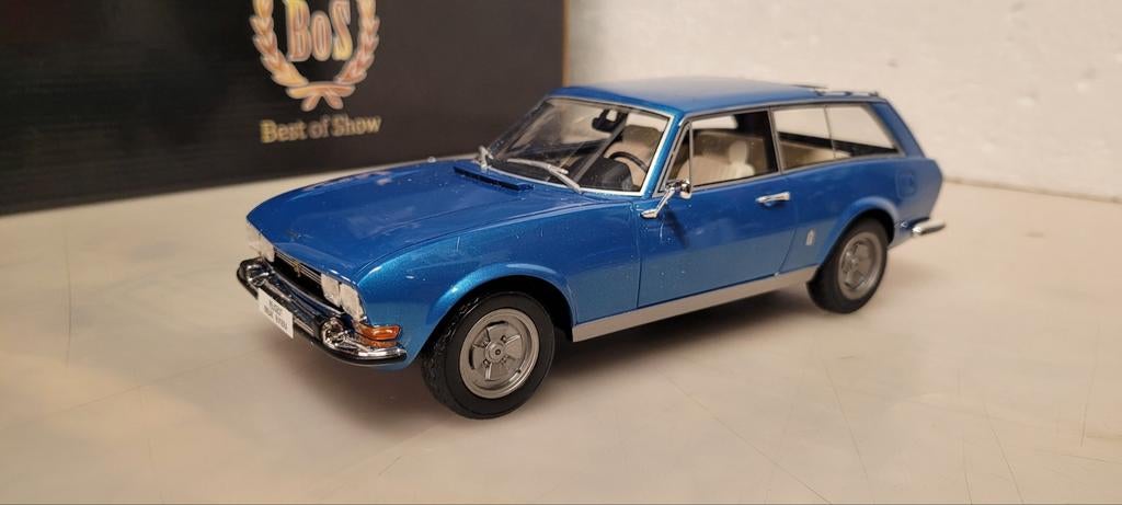 BOS Peugeot 504 Break Riviera 1971, Hobby en Vrije tijd, Modelauto's | 1:18, Ophalen of Verzenden, Zo goed als nieuw, Auto, Overige merken
