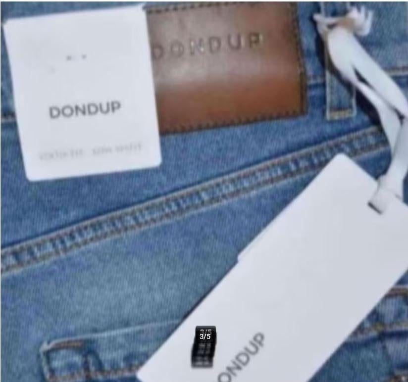 Dondup - Destroyed Jeans W27 - Oversized fit - Nieuw €250, Blauw, Nieuw, Ophalen of Verzenden, Dondup