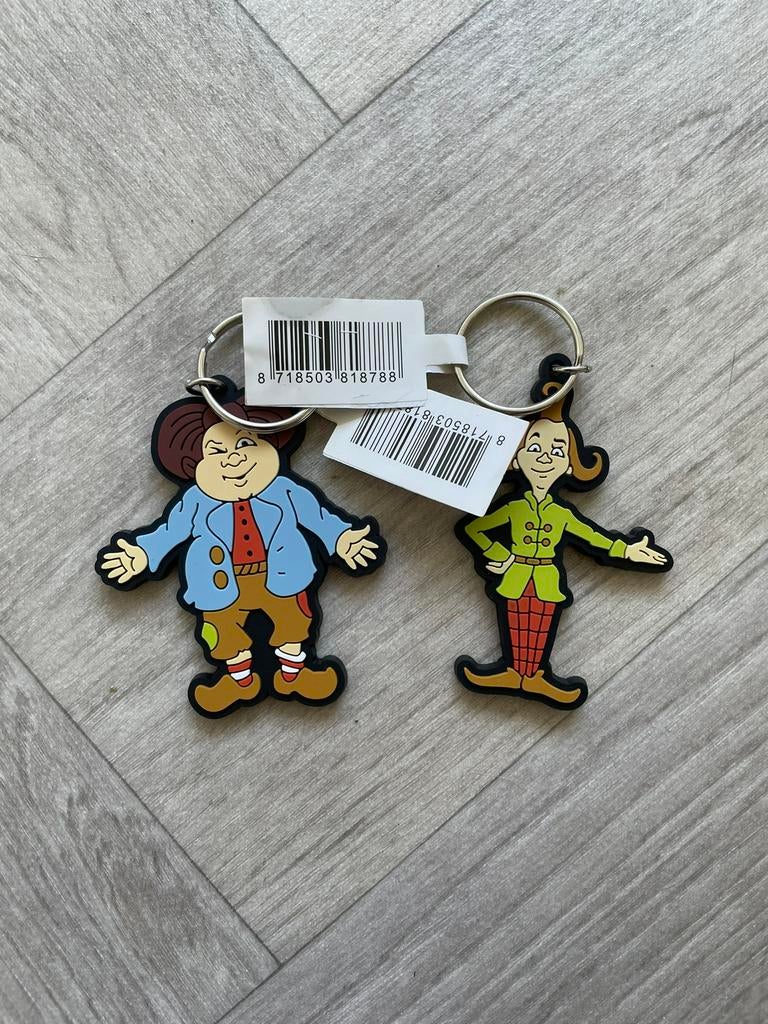Max en Moritz sleutelhanger Efteling (Nieuw), Verzamelen, Verzenden, Nieuw, Gebruiksvoorwerp
