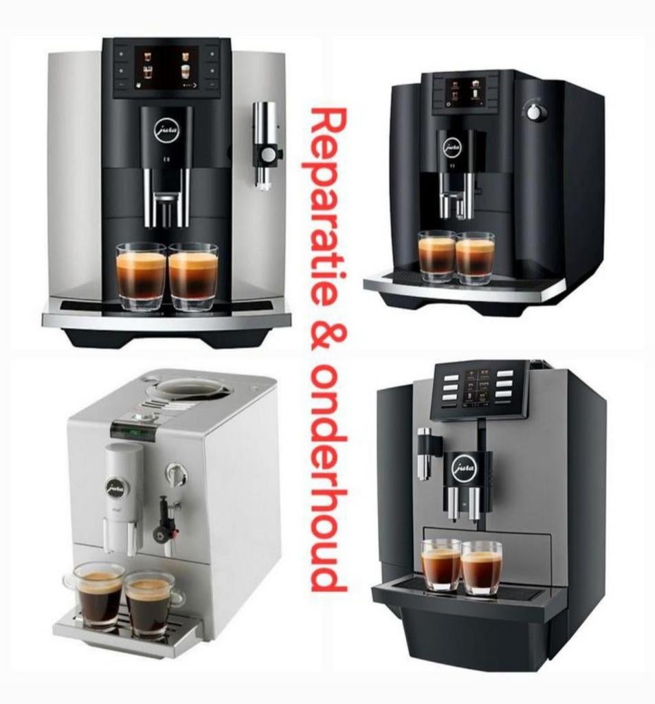 Reparatie&Onderhoud koffiemachines Jura,Siemens,Saeco>>>>, Witgoed en Apparatuur, Koffiezetapparaten, Zo goed als nieuw, Koffiebonen