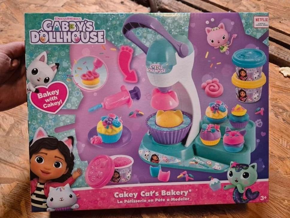 NIEUW: Gabby Dollhousr Cakey Cat's Bakery klei, Ophalen of Verzenden, Nieuw, Overige typen