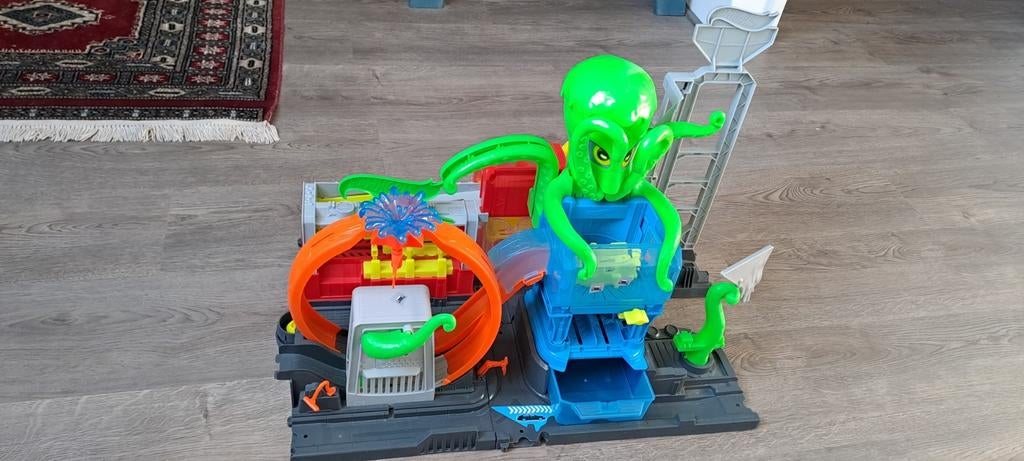 Hotweels carwash, Ophalen of Verzenden, Gebruikt, Elektrisch, Overige merken