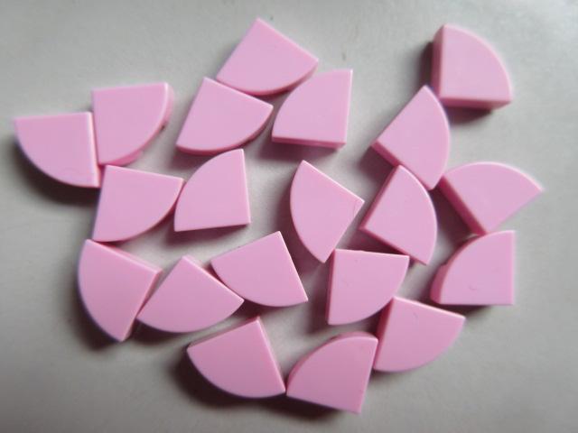 nr. 8724, Kwart ronde tegel 1x1. 25269, Ophalen of Verzenden, Zo goed als nieuw, Complete set, Lego