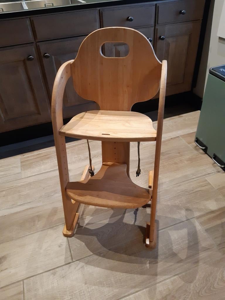 Tiamo houten kinderstoel, Kinderen en Baby's, Kinderstoelen, Ophalen, Gebruikt, Overige typen