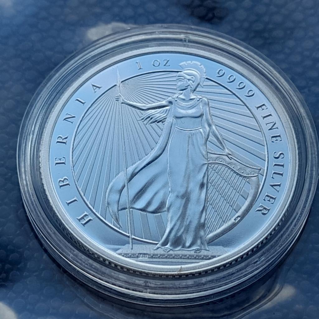 2023 Hibernian 1 oz silver BU, Ophalen of Verzenden, Zilver