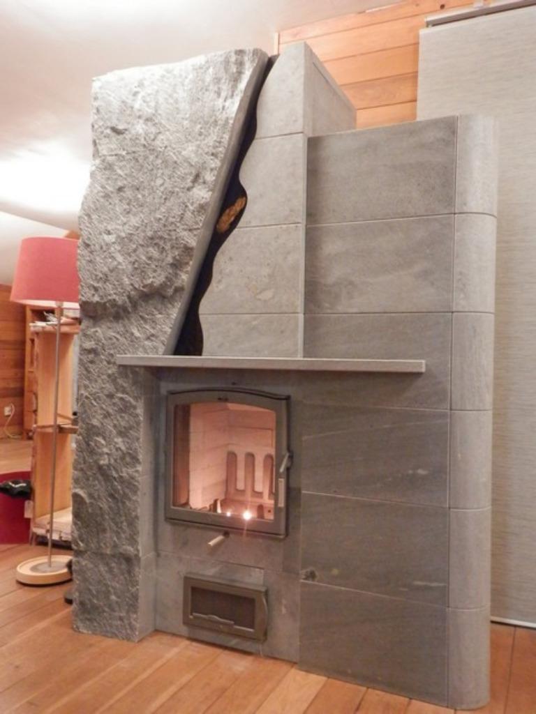 Nunnauuni Mammutti speksteenkachel speksteen, Ophalen, Houtkachel, Zo goed als nieuw, Vrijstaand