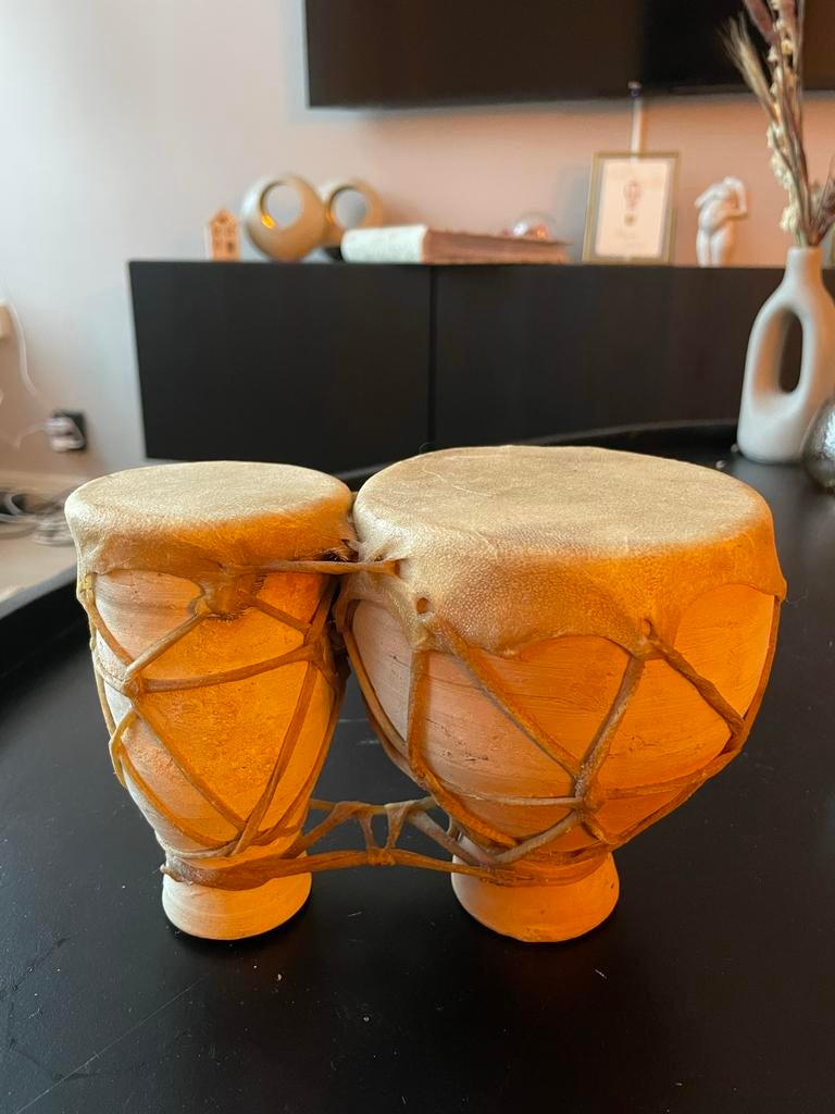 Leuke Bongo Trommels, Muziek en Instrumenten, Ophalen, Gebruikt, Trommel