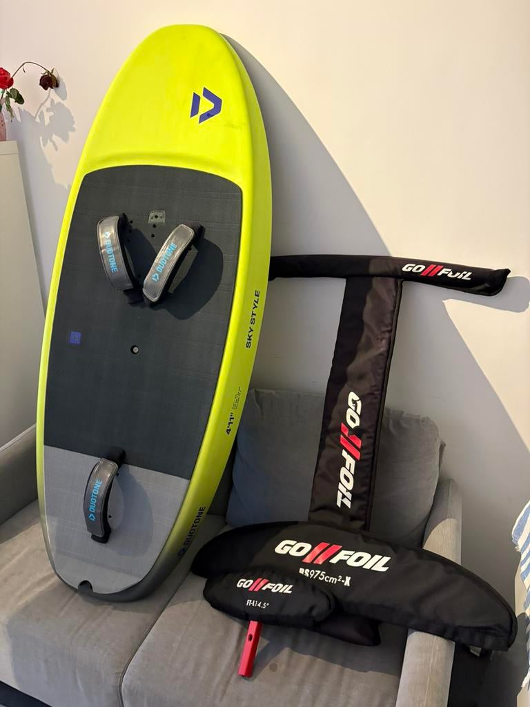 Complete Wingfoil Set Duotone 2024 + GoFoil – Topstaat, Ophalen, Zo goed als nieuw