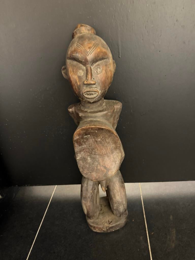 Authentiek Luba Houtsnijwerk - Katanga, Ophalen of Verzenden, Gebruikt