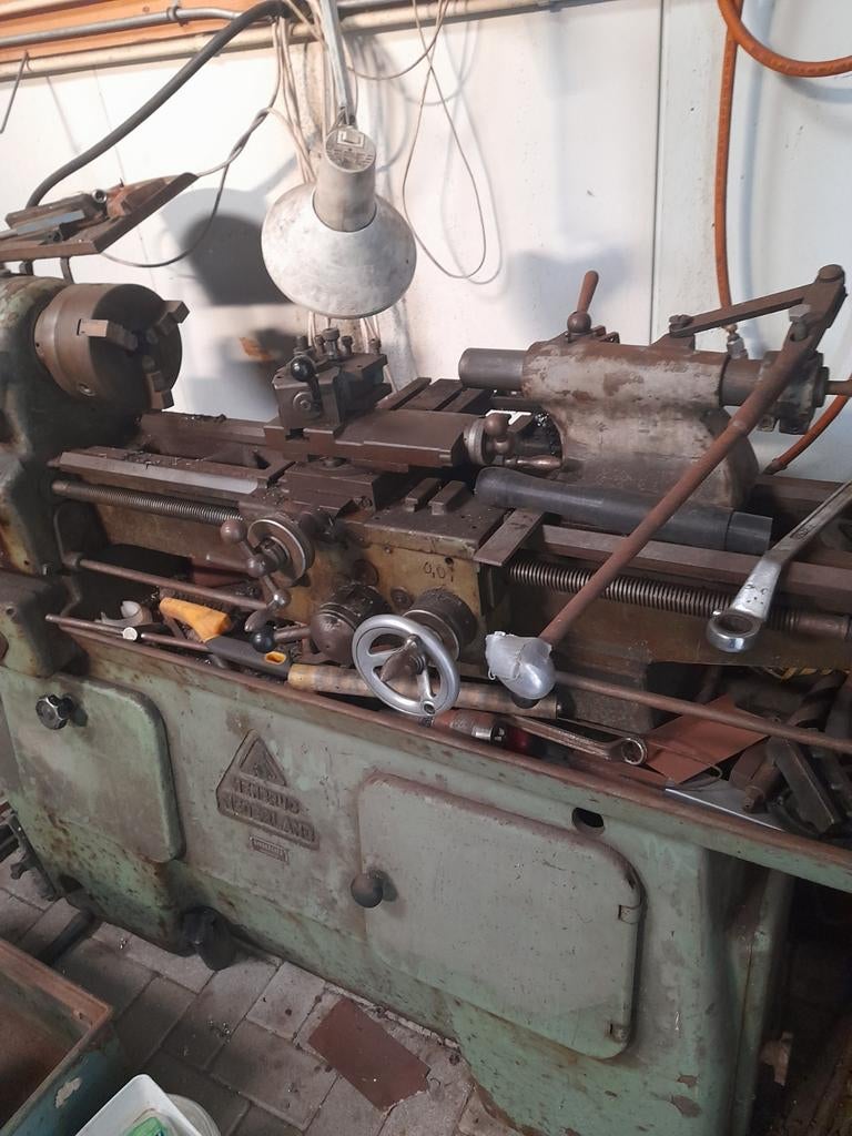 A.i hembrug draaibank.te koop, Ophalen of Verzenden, Gebruikt, Metaaldraaibank