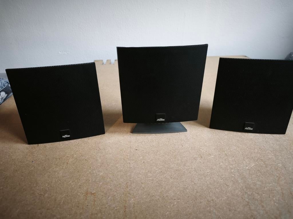 Axton Acoustic Energy Luidsprekers - Set van 3, Audio, Tv en Foto, Luidsprekers, Gebruikt, Front, Rear of Stereo speakers, Overige merken