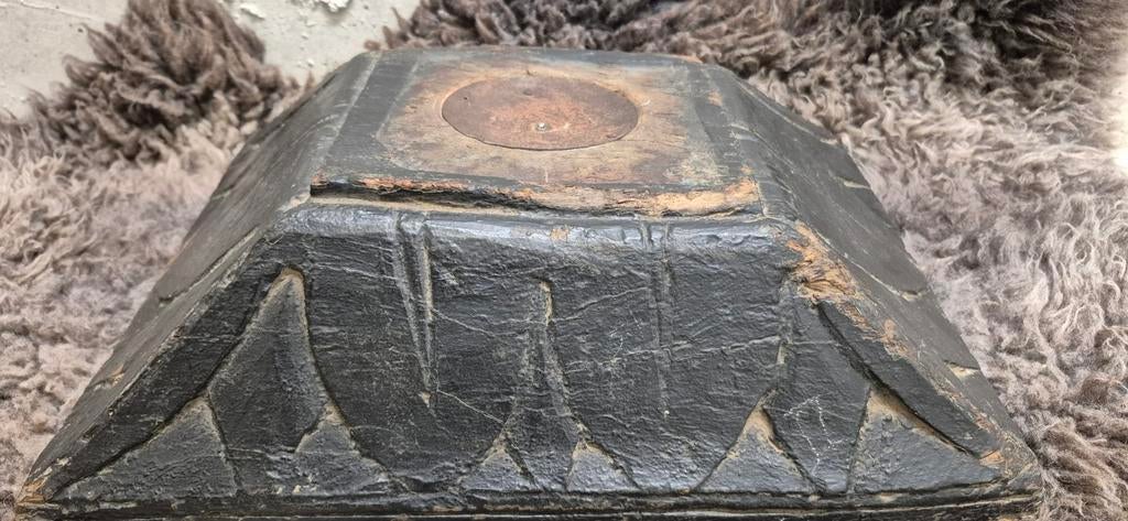 Oude poer met details voor landelijk interieur, Huis en Inrichting, Ophalen, Gebruikt