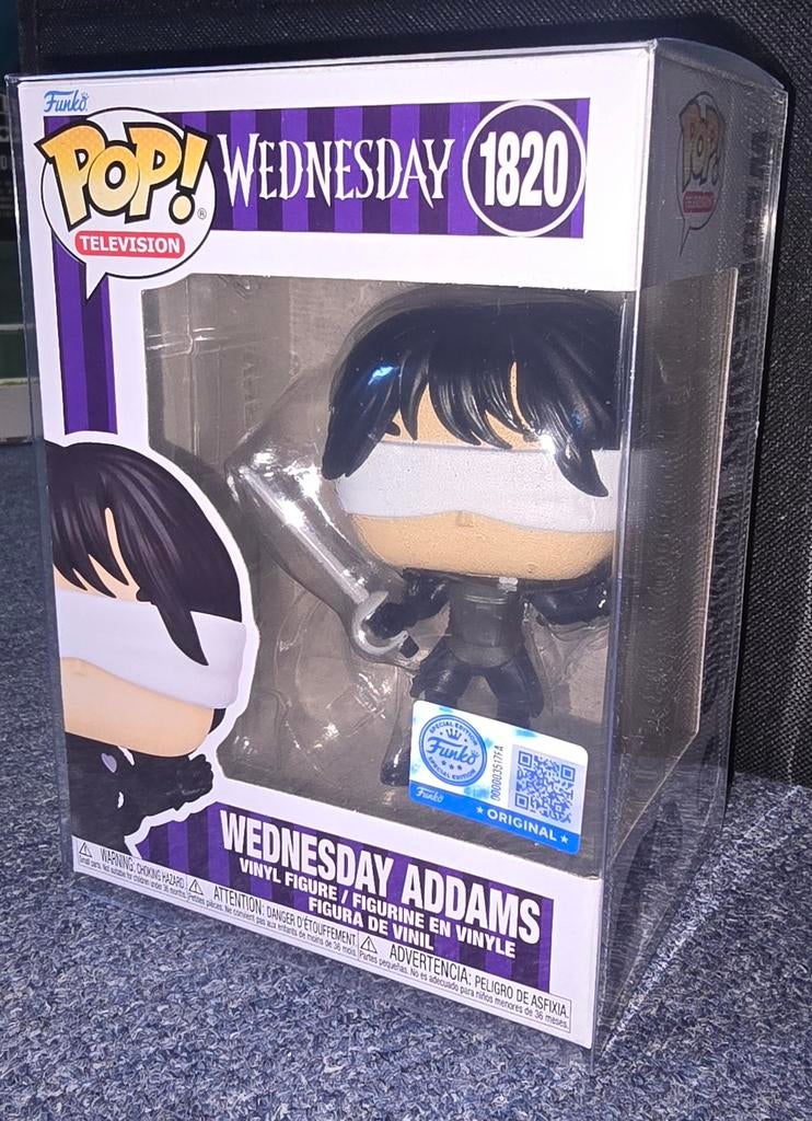 Funko Pop! 1820 Wednesday Addams (Fencing) EXCLUSIVE, Ophalen of Verzenden, Nieuw