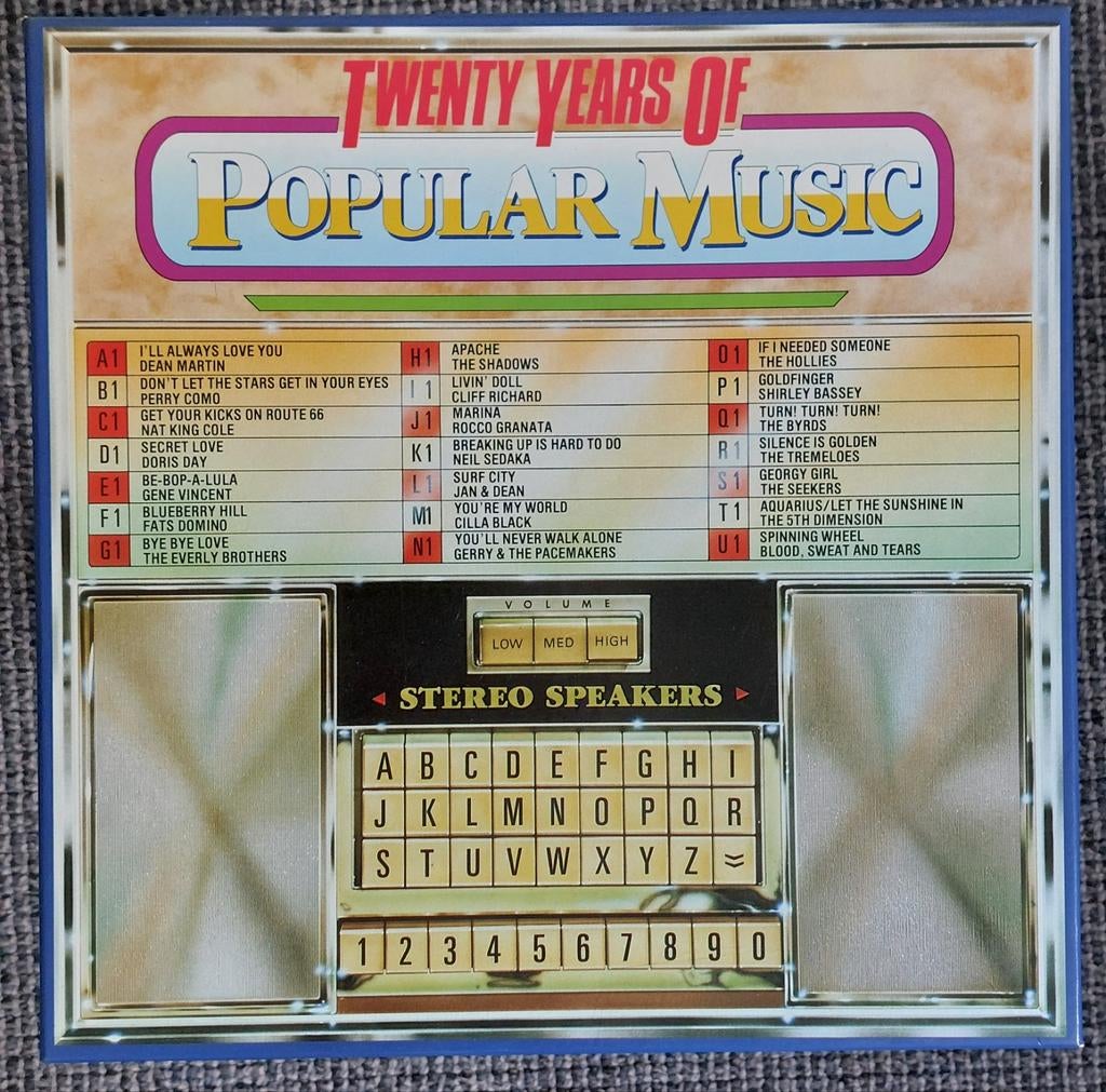 Twenty Years of Popular Music / Box met 8 LP's, Cd's en Dvd's, Vinyl | Verzamelalbums, Zo goed als nieuw, Pop, 12 inch, Ophalen of Verzenden